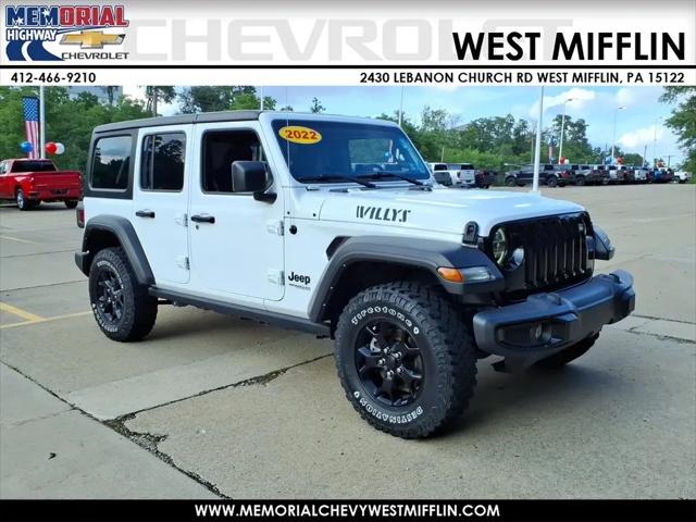 2022 Jeep Wrangler Unlimited Willys 4x4 for sale in West Mifflin, PA