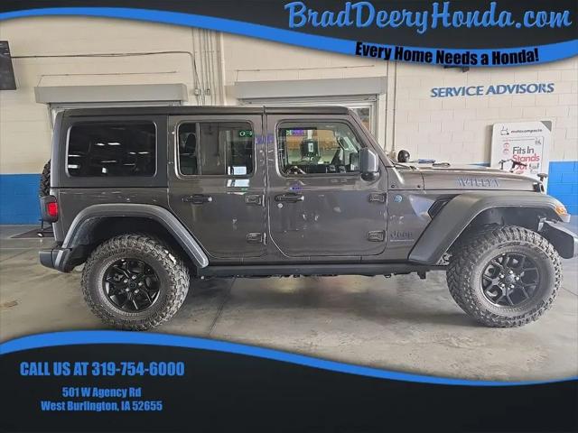 2025 Jeep Wrangler 4xe Willys 4xe for sale in West Burlington, IA