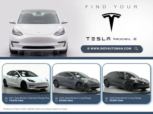 2021 Tesla Model 3 Standard Range Plus Rear-Wheel Drive