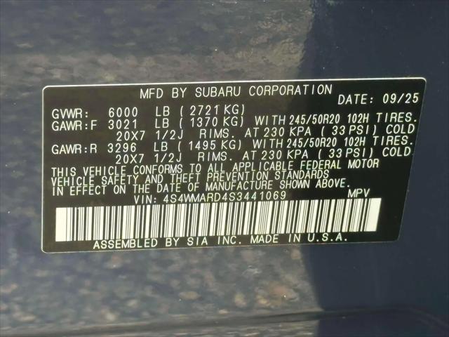2025 Subaru Ascent Bronze Edition 7-Passenger