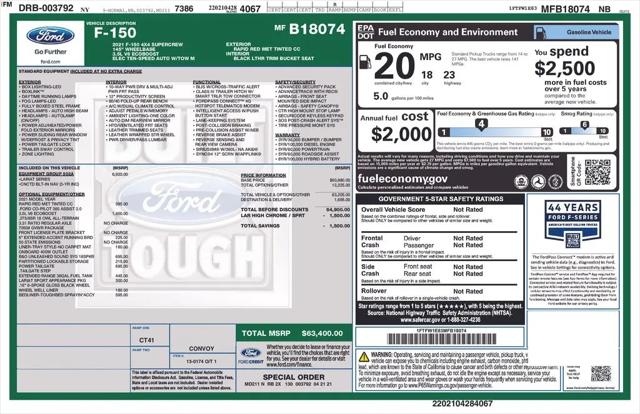 2021 Ford F-150 LARIAT