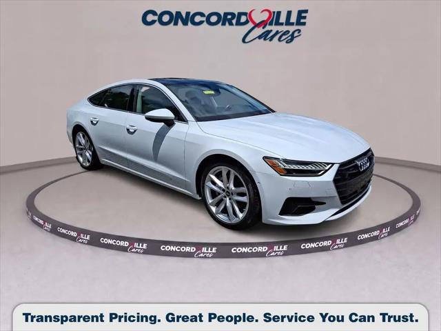 2023 Audi A7 Premium Plus 55 TFSI e quattro S tronic for sale in Glen Mills, PA