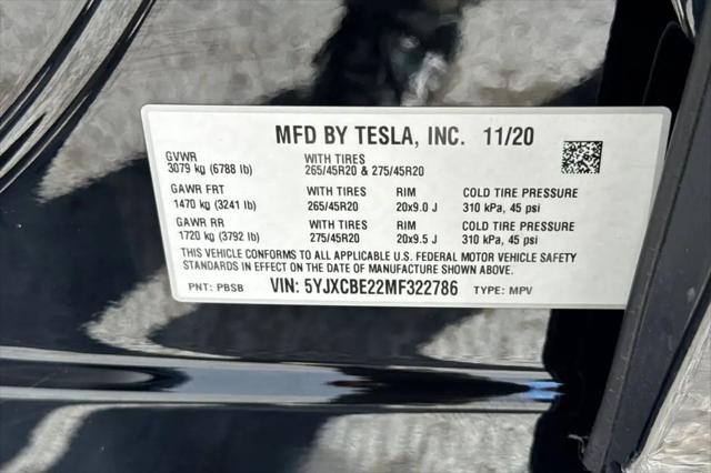 2021 Tesla Model X Long Range Dual Motor All-Wheel Drive