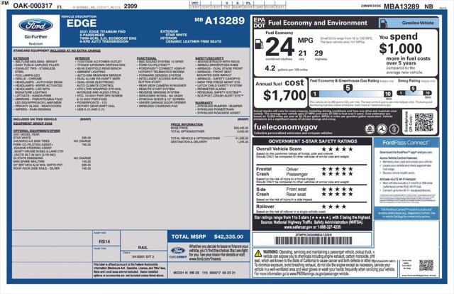 2021 Ford Edge Titanium