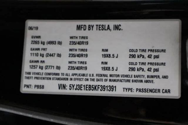 2019 Tesla Model 3 Long Range