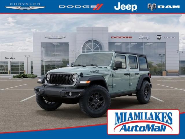 2026 Jeep Wrangler 4-Door Willys 4x4 for sale in Miami Lakes, FL