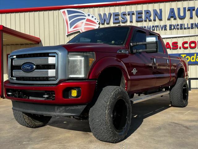 2013 Ford F-350 Platinum for sale in Lubbock, TX