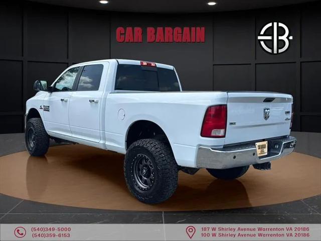 2018 Ram 2500 SLT Crew Cab 4x4 6'4" Box