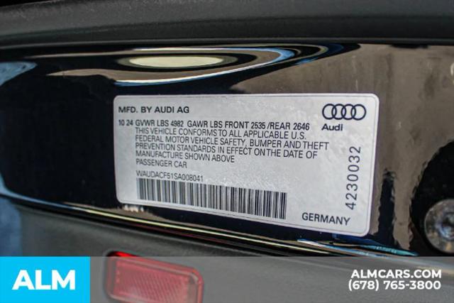 2025 Audi A5 Sportback Premium 45 TFSI S line quattro S tronic