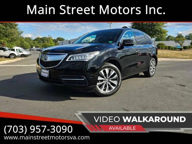2016 Acura MDX Technology Package for sale in Chantilly, VA