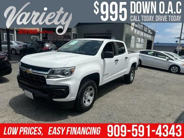 2022 Chevrolet Colorado 2WD Crew Cab Short Box WT for sale in ONTARIO, CA