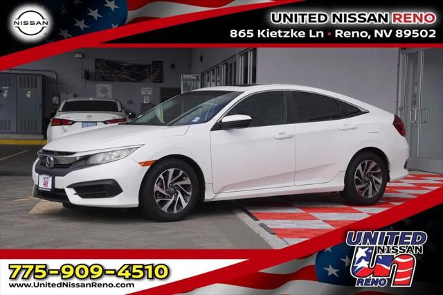2016 Honda Civic EX for sale in Reno, NV