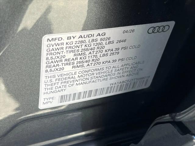2026 Audi Q3 TFSI quattro S tronic
