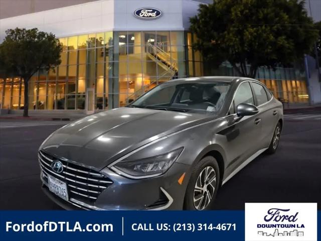 2020 Hyundai Sonata Hybrid Blue for sale in Los Angeles, CA
