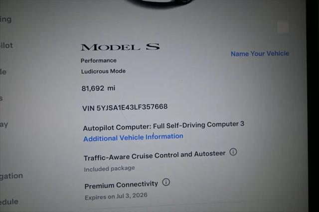2020 Tesla Model S Performance Dual Motor All-Wheel Drive