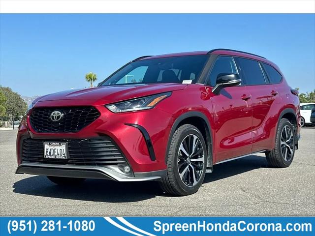 2021 Toyota Highlander XSE for sale in Corona, CA