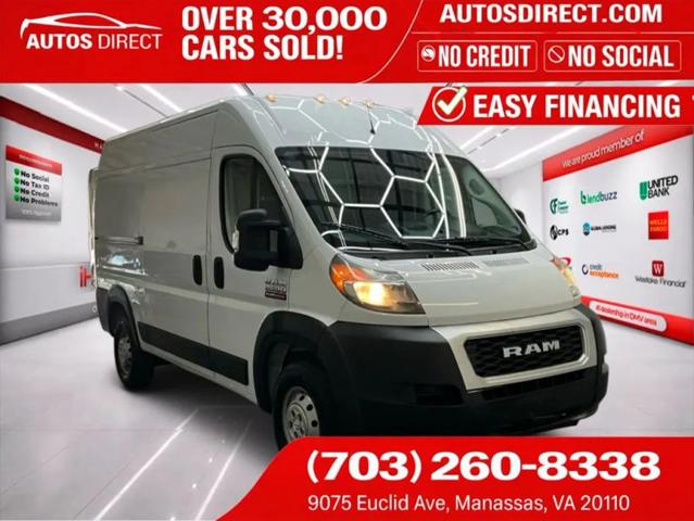 2019 Ram ProMaster 2500 Cargo Van High Roof 136" WB for sale in Fredericksburg, VA
