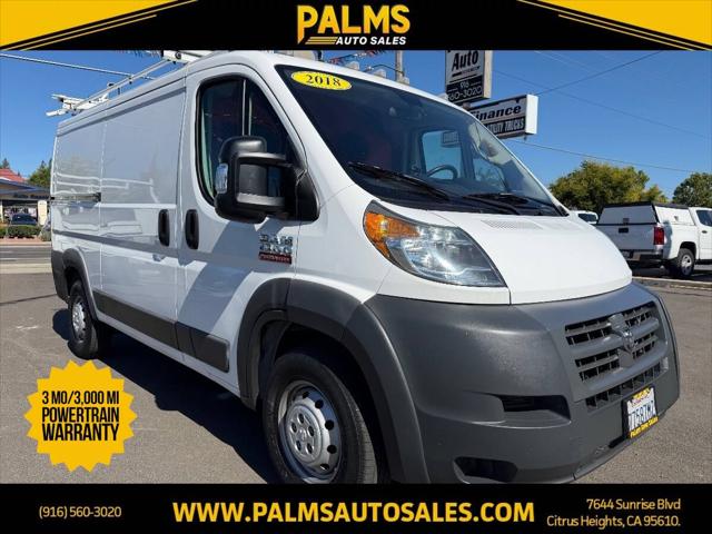 2018 Ram ProMaster Cargo Van Low Roof 136" WB for sale in Citrus Heights, CA