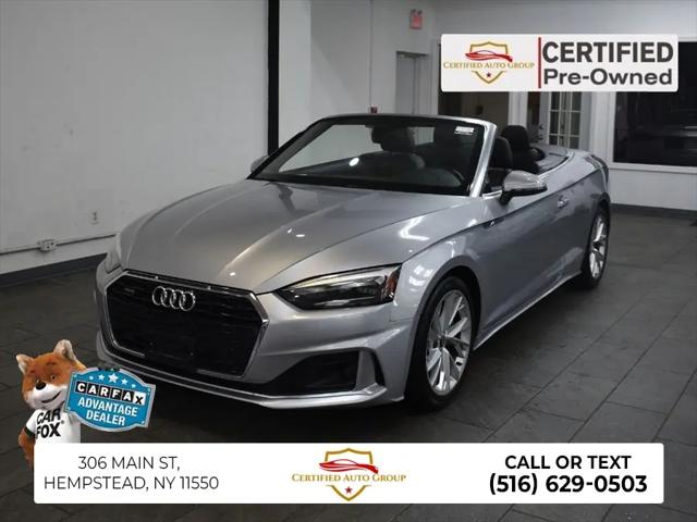 2021 Audi A5 Cabriolet Premium 45 TFSI quattro S tronic for sale in Hempstead, NY