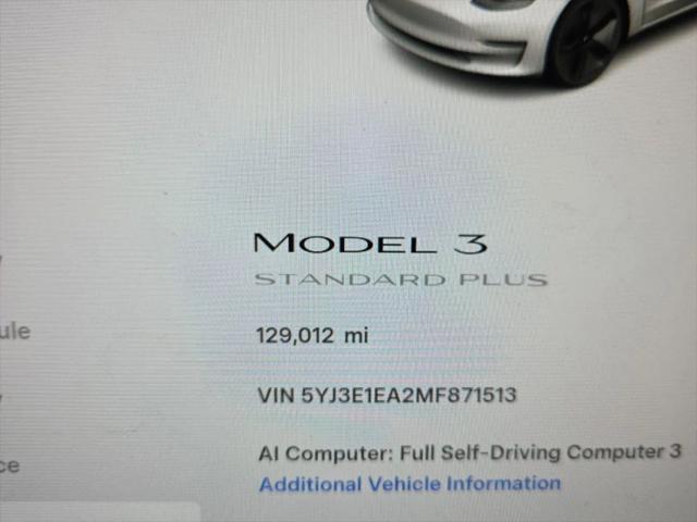 2021 Tesla Model 3 Standard Range Plus Rear-Wheel Drive