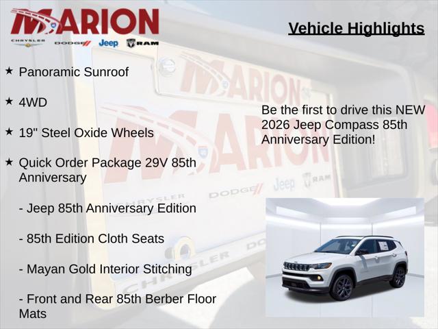 2026 Jeep Compass 85th Anniversary 4x4