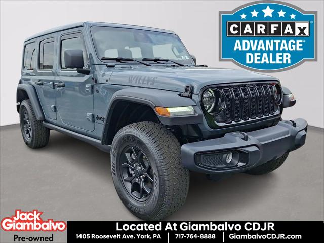 2026 Jeep Wrangler 4-Door Willys 4x4 2026 Jeep Wrangler 4-Door Willys 4x4