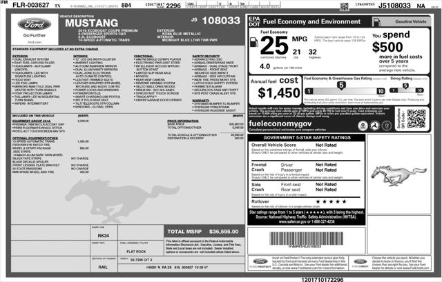2018 Ford Mustang EcoBoost