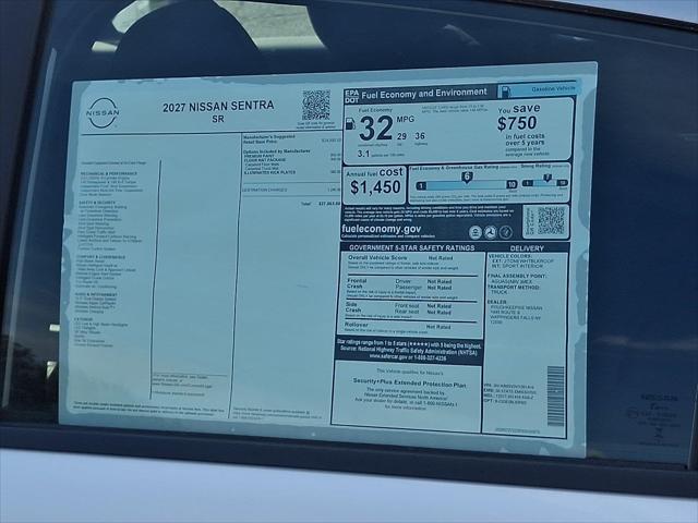 2027 Nissan Sentra SR