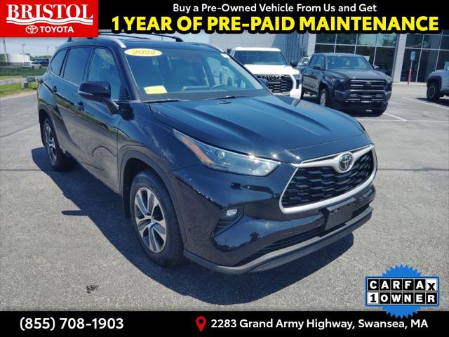 2022 Toyota Highlander XLE for sale in Swansea, MA