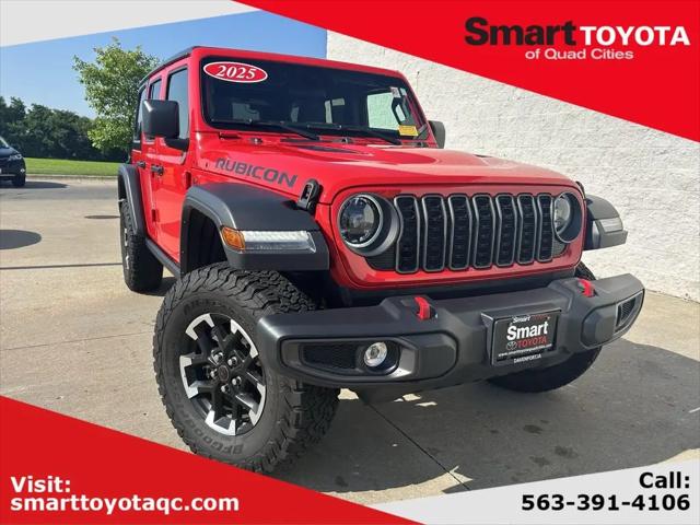 2025 Jeep Wrangler 4-Door Rubicon 4x4 for sale in Davenport, IA