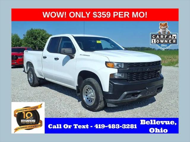 2021 Chevrolet Silverado 1500 4WD Double Cab Standard Bed WT for sale near Bellevue, OH