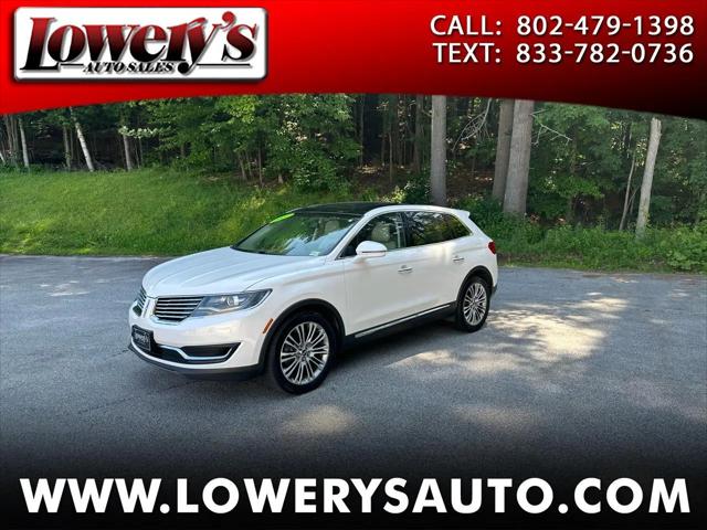 2017 Lincoln MKX Reserve for sale in South Barre, VT