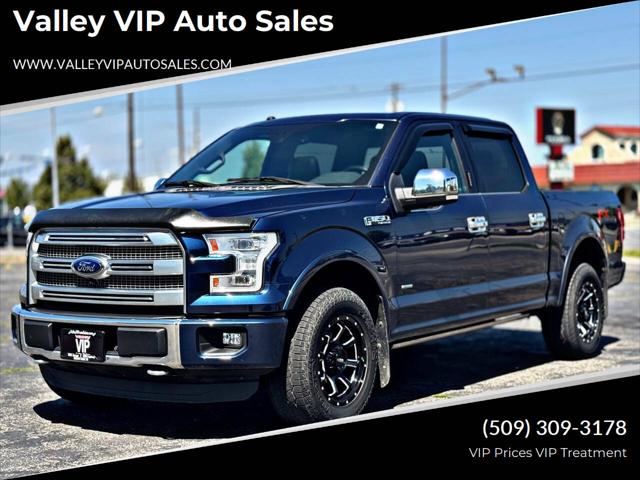2016 Ford F-150 Platinum 4x4 4dr SuperCrew 5.5 ft. SB for sale in Spokane Valley, WA