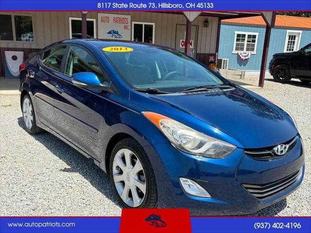2013 Hyundai Elantra Limited for sale near Hillsboro, OH