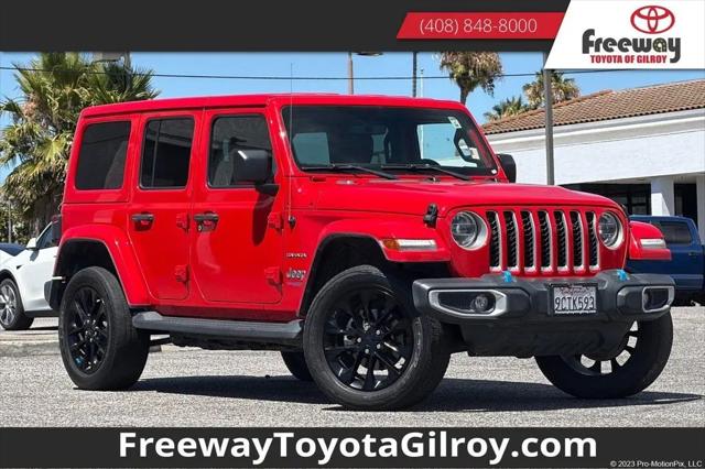 2022 Jeep Wrangler 4xe Unlimited Sahara 4x4 for sale in Gilroy, CA