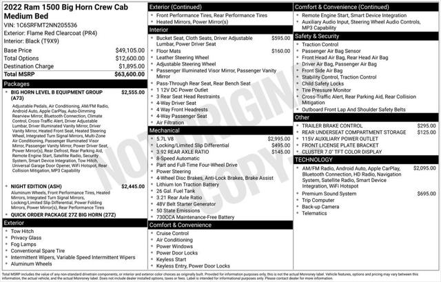 2022 RAM 1500 Big Horn 2022 RAM 1500 Big Horn