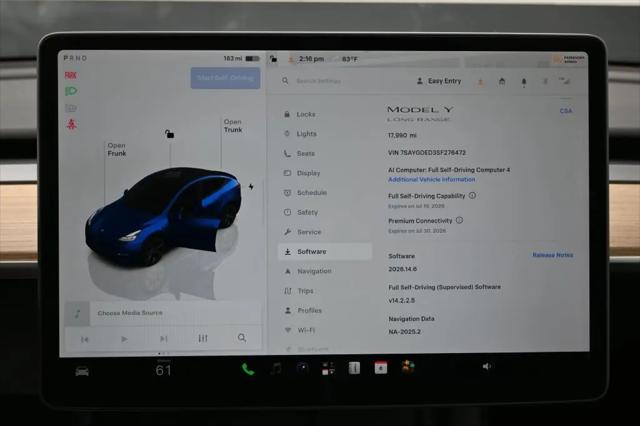 2025 Tesla Model Y Long Range Dual Motor Rear-Wheel Drive