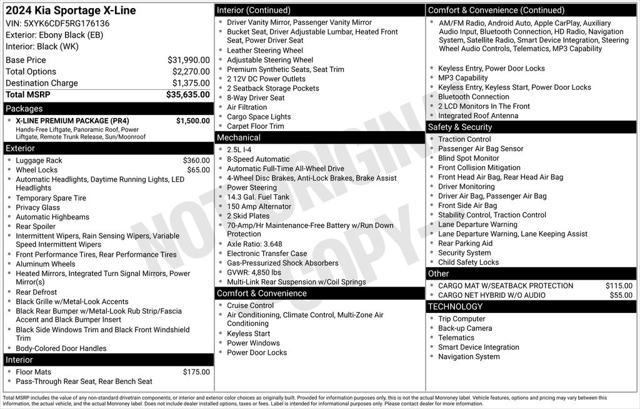 2024 Kia Sportage X-Line 2024 Kia Sportage X-Line