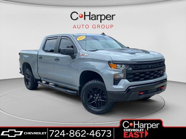 2024 Chevrolet Silverado 1500 4WD Crew Cab Short Bed Custom Trail Boss
