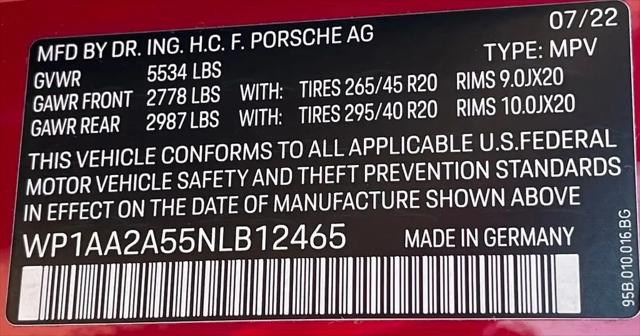 2022 Porsche Macan Macan