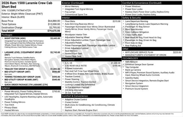 2026 Ram 1500 Laramie