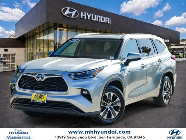 2021 Toyota Highlander Hybrid XLE for sale in Los Angeles, CA