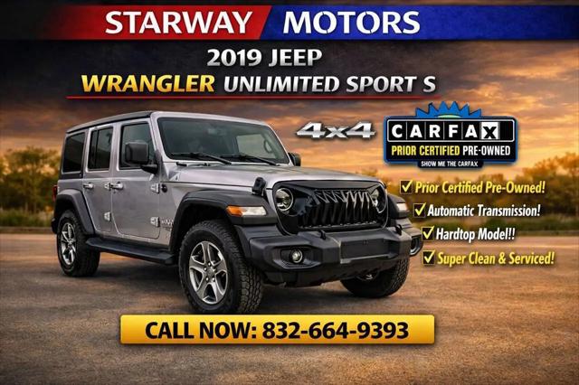 2019 Jeep Wrangler Unlimited Sport S 4x4 for sale in Houston, TX