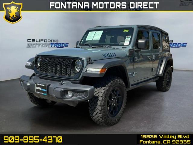 2025 Jeep Wrangler 4xe Willys 4xe for sale in Fontana, CA