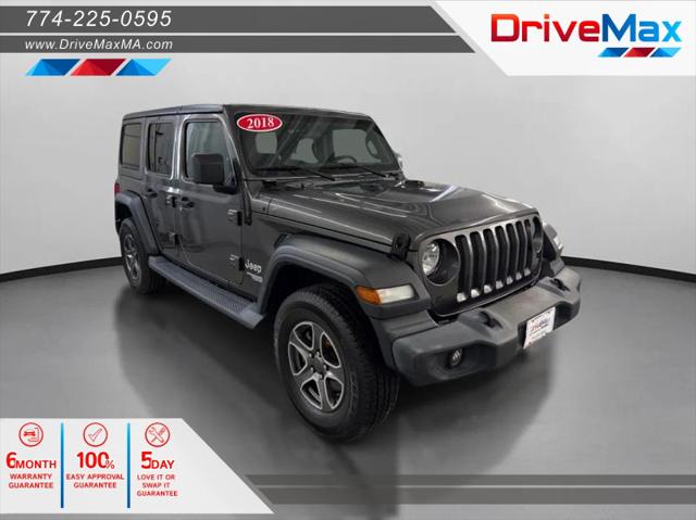 2018 Jeep Wrangler Unlimited Sport S 4x4 for sale in West Bridgewater, MA