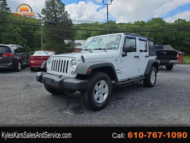 2018 Jeep Wrangler JK Unlimited Sport S 4x4 for sale in Slatington, PA