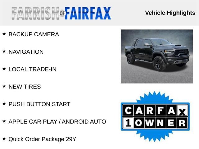 2022 RAM 1500 TRX Crew Cab 4x4 57 Box 2022 RAM 1500 TRX Crew Cab 4x4 57 Box