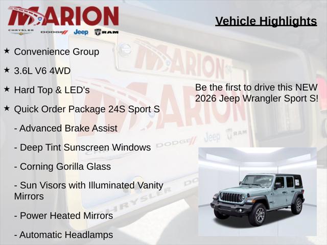 2026 Jeep Wrangler 4-Door Sport S 4x4