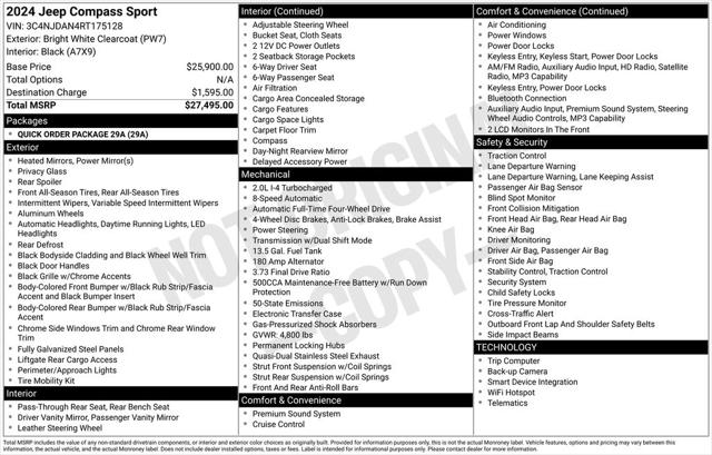 2024 Jeep Compass Sport 4x4