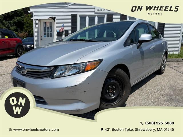 2012 Honda Civic LX for sale in Shrewsbury, MA